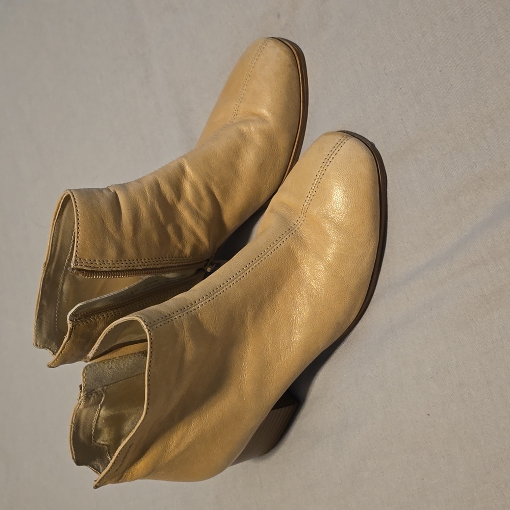 🐚🍂EUC Leather Vagabond booties